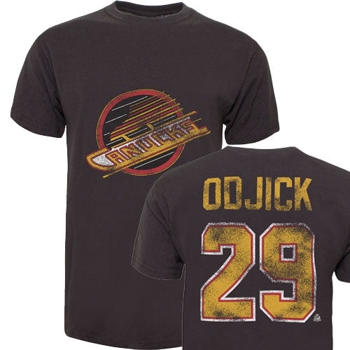 Vancouver Canucks #29 ODJICK NHL T-shirt