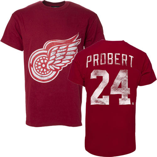 Detroit Red Wings #24 PROBERT NHL T-shirt