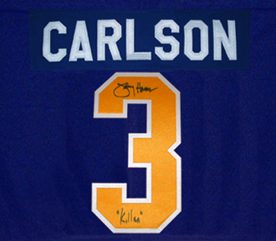 *SIGNED* #3 Carlson Charlestown Chiefs Jersey Small 44'