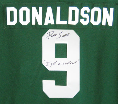 Donaldson sales signed jersey