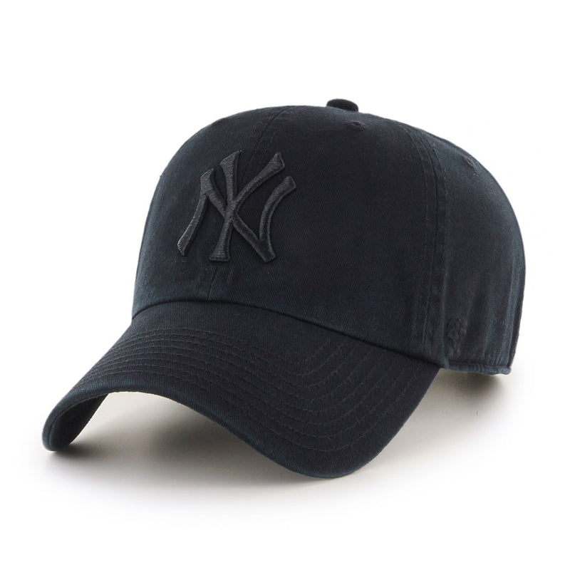 New York Yankees MLB Black on Black Cap
