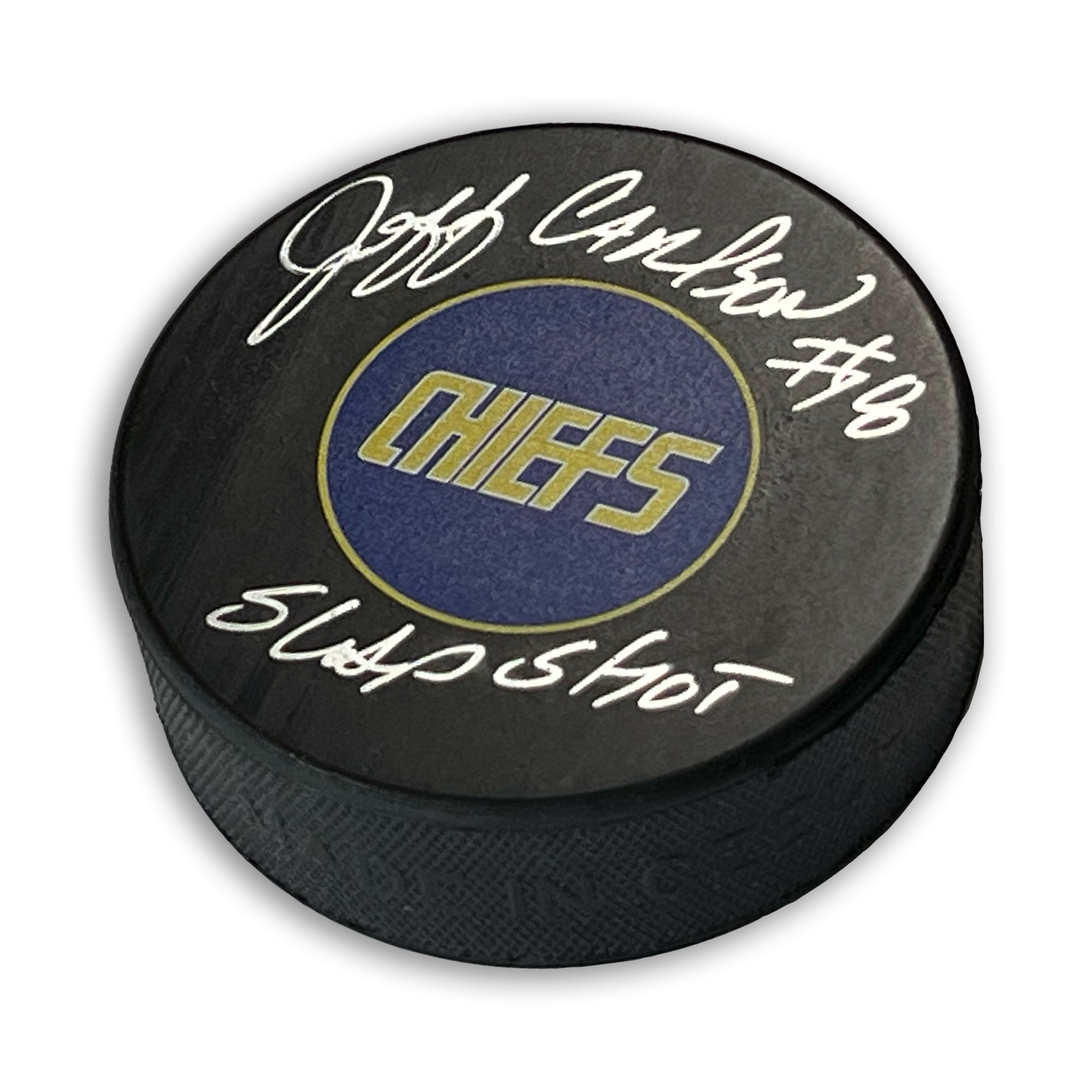 Signed CHIEFS Hockey Puck – Jeff Hanson