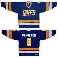 *SIGNED* #8 BERGERON Charlestown CHIEFS jersey