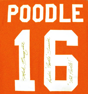 *SIGNED* #16 POODLE Syracuse BULLDOGS jersey
