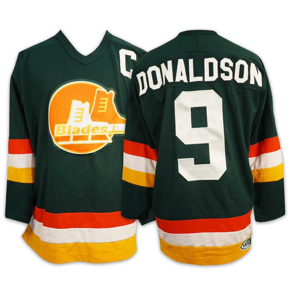#9 DONALDSON BroomCounty BLADES Hockey Jersey *SlapShot*