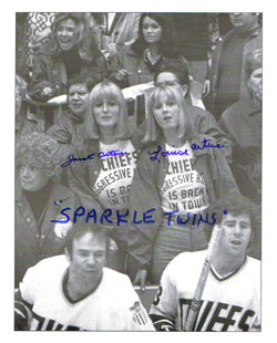 Sparkle Twins SlapShot movie *signed picture*