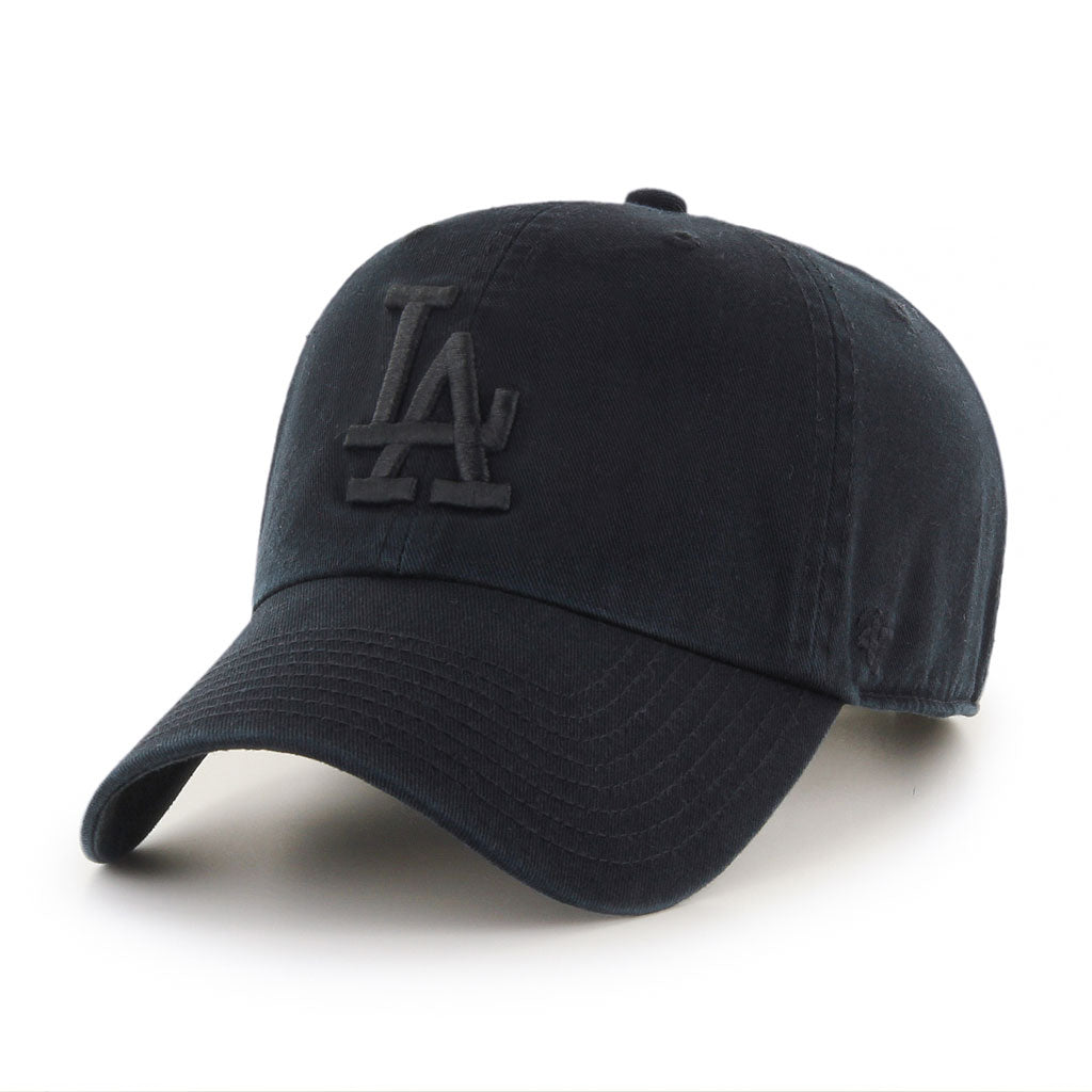 LA Dodgers MLB Black on Black Cap