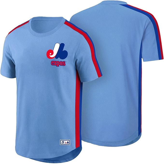Montreal Expos Cooperstown Curveball Birdseye Mesh MLB T-shirt