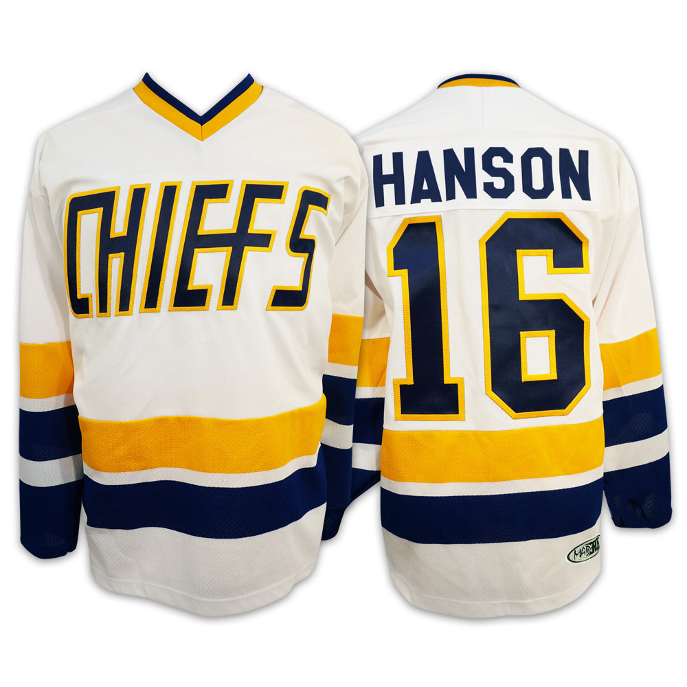 #16 HANSON Charlestown CHIEFS Hockey Jersey