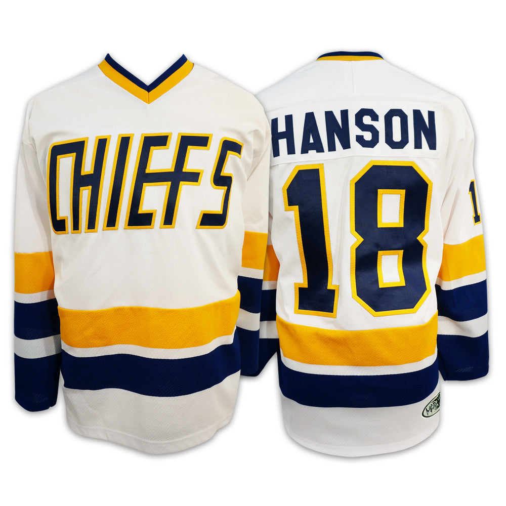 #18 HANSON Charlestown CHIEFS Hockey Jersey
