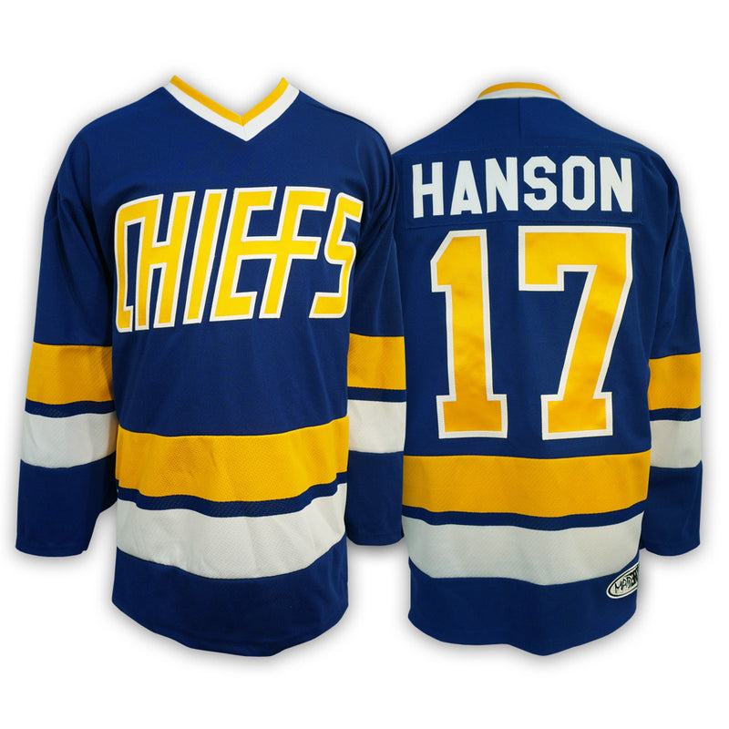 #17 HANSON Charlestown CHIEFS Hockey Jersey