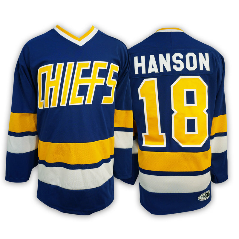 #18 HANSON Charlestown CHIEFS Hockey Jersey