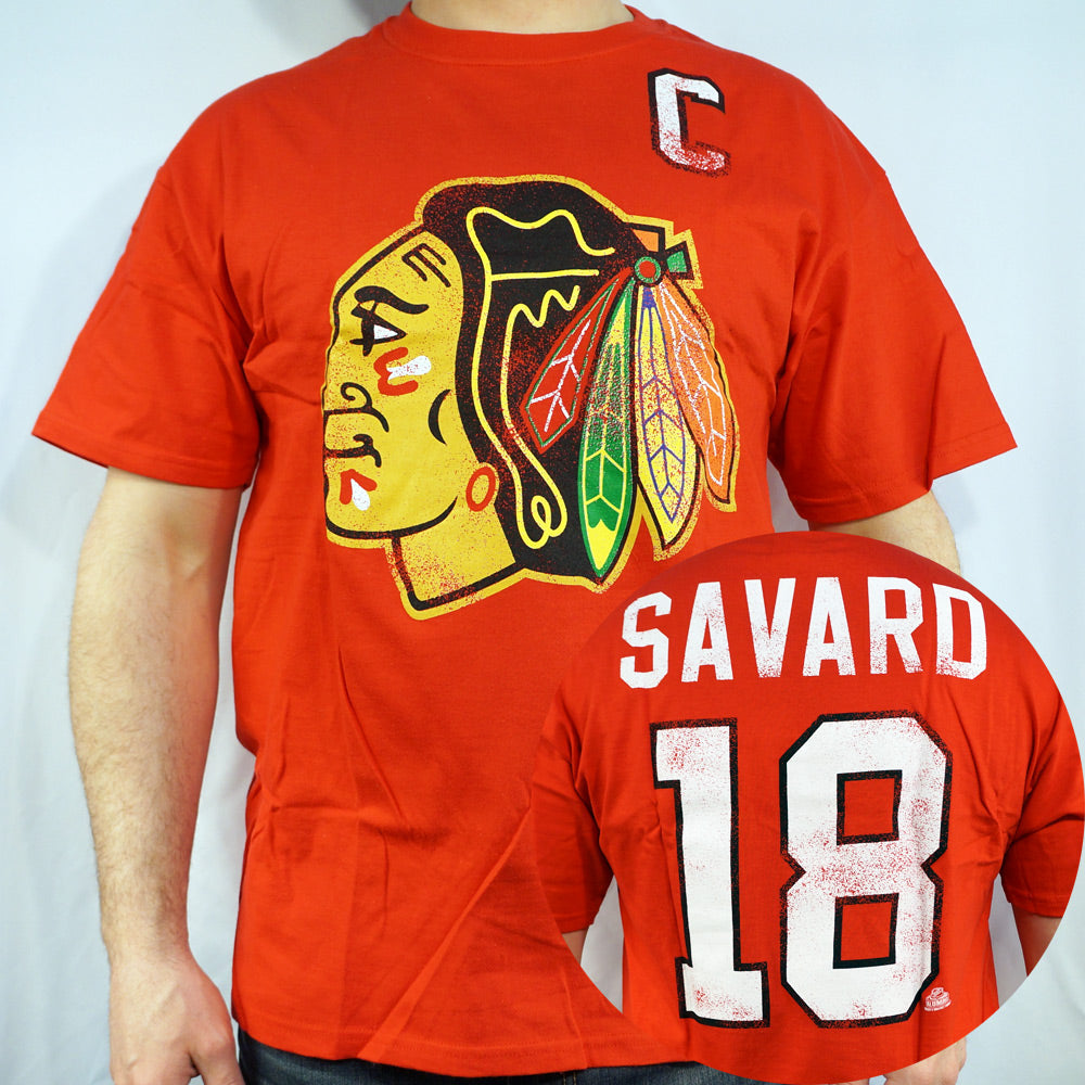 Chicago Blackhawks #18 SAVARD T-shirt