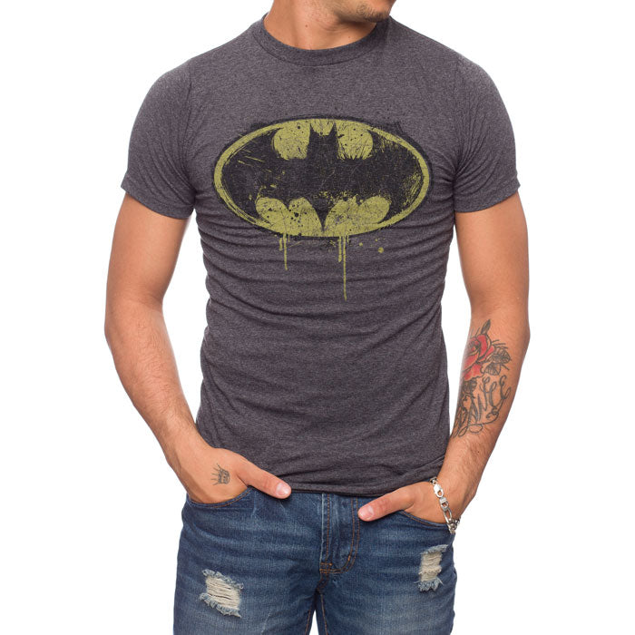 Batman dripping logo T-shirt