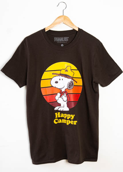 Peanuts Happy Snoopy Camper T-shirt