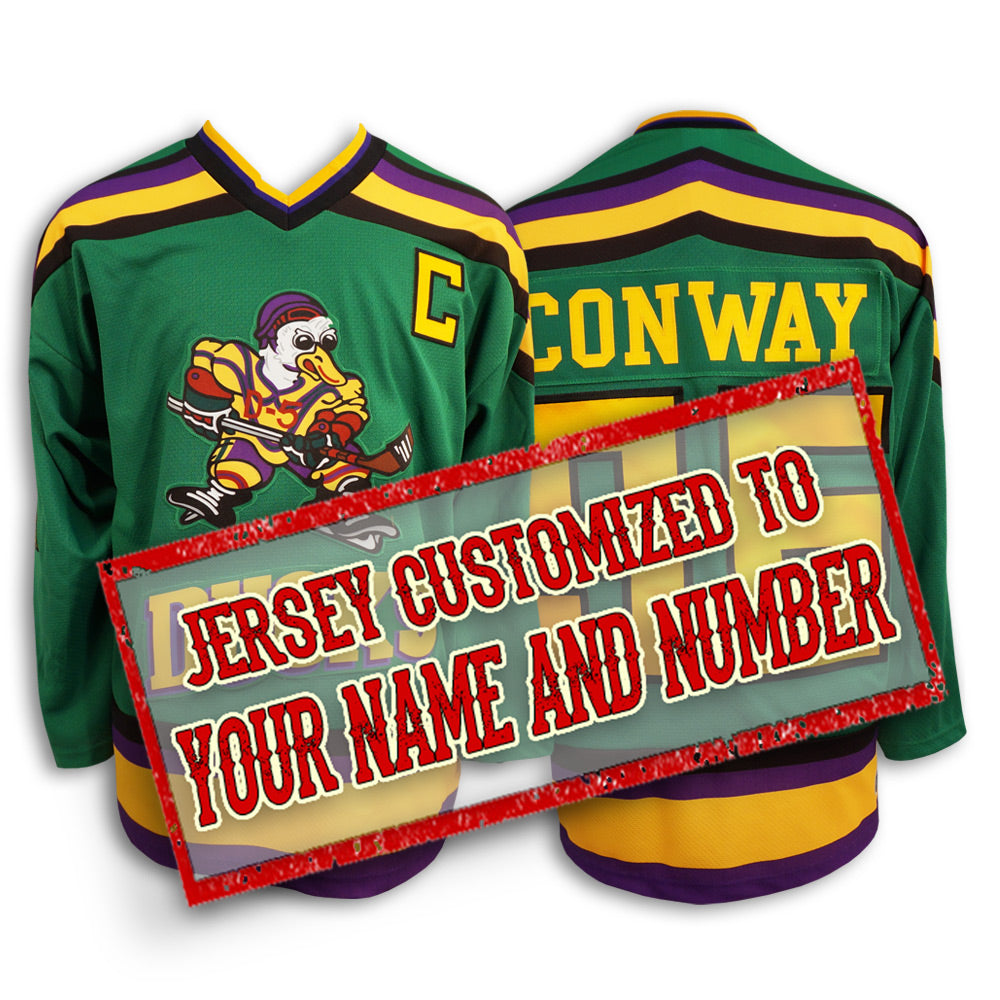 YOUR NAME AND NUMBER - MIGHTY DUCKS