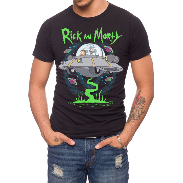Rick and Morty UFO T-shirt