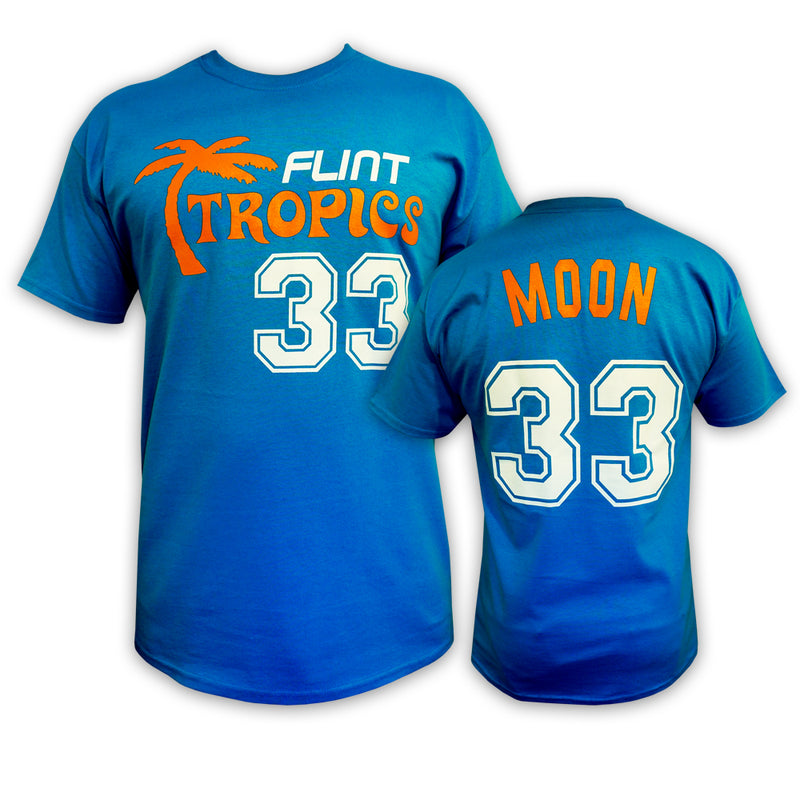 #33 MOON Flint Tropics Semi-Pro Vintage T-shirt