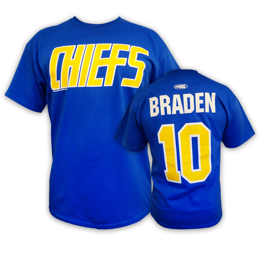 #10 BRADEN Charlestown CHIEFS T-shirt