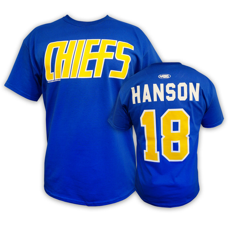 #18 HANSON Charlestown CHIEFS T-shirt