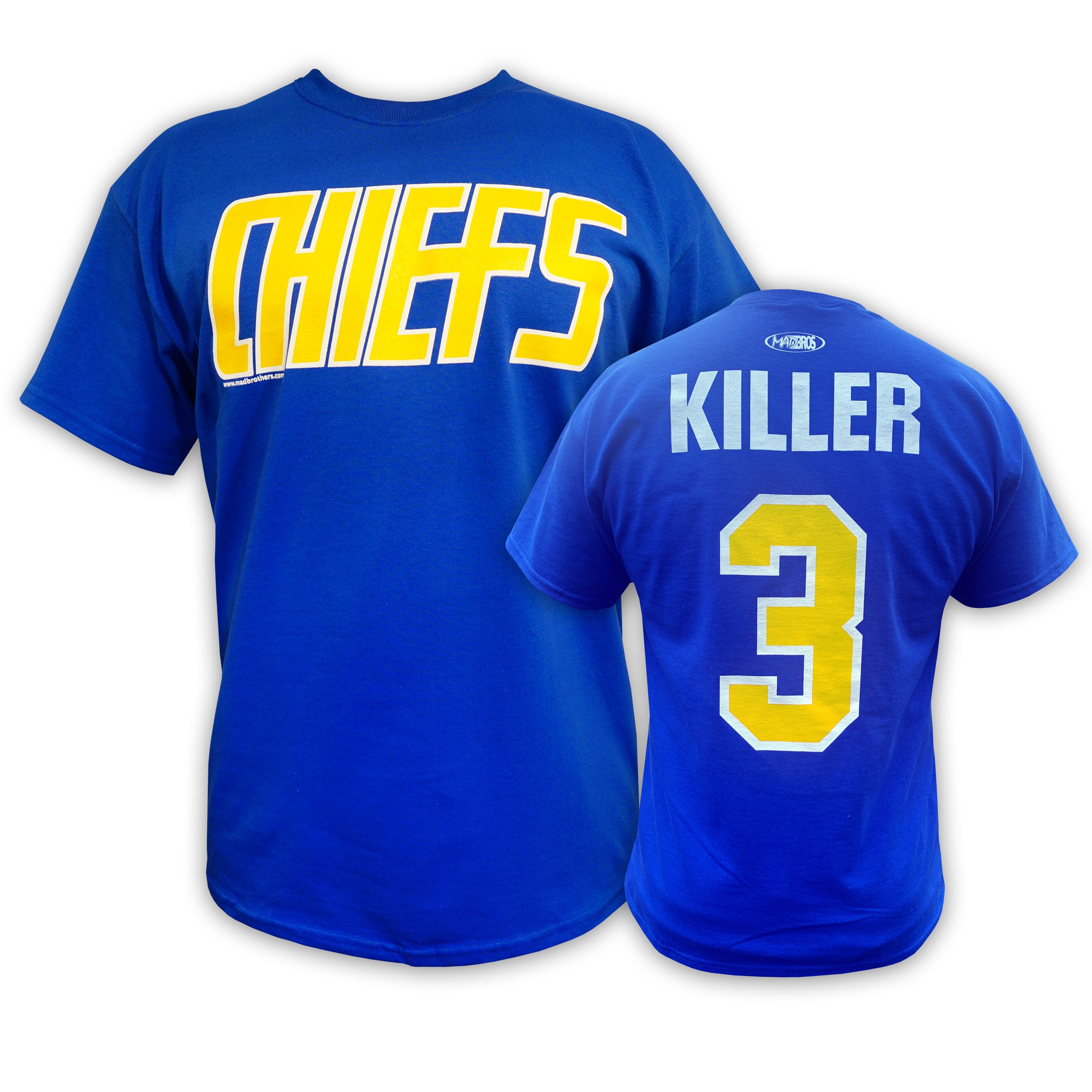 #3 KILLER Charlestown CHIEFS T-shirt