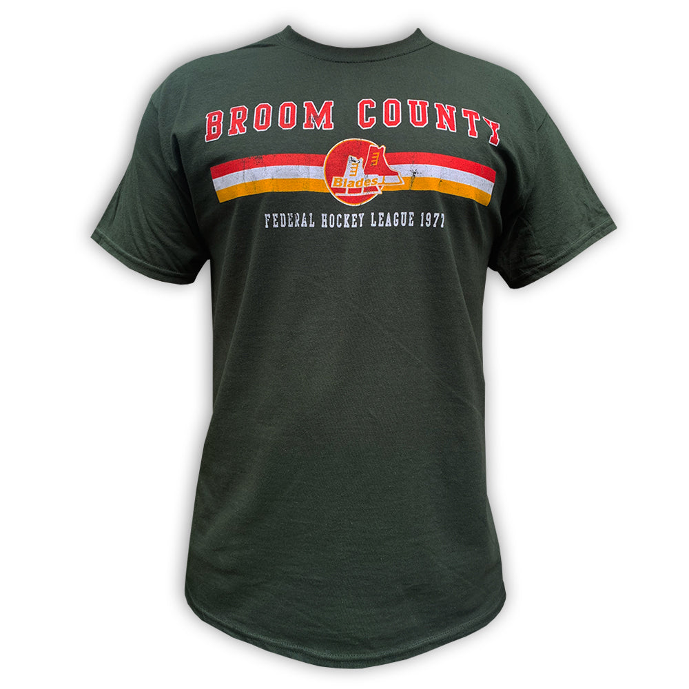 BROOM COUNTY BLADES Federal League T-shirt