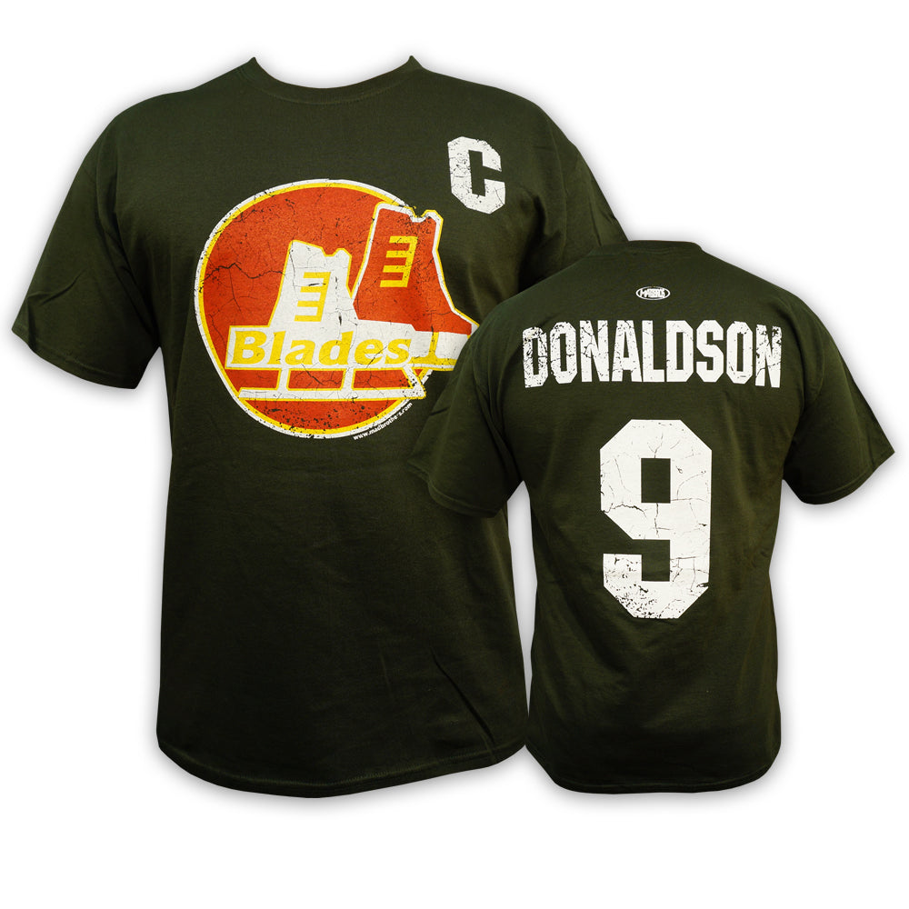 #9 DONALDSON Slap Shot BLADES T-shirt